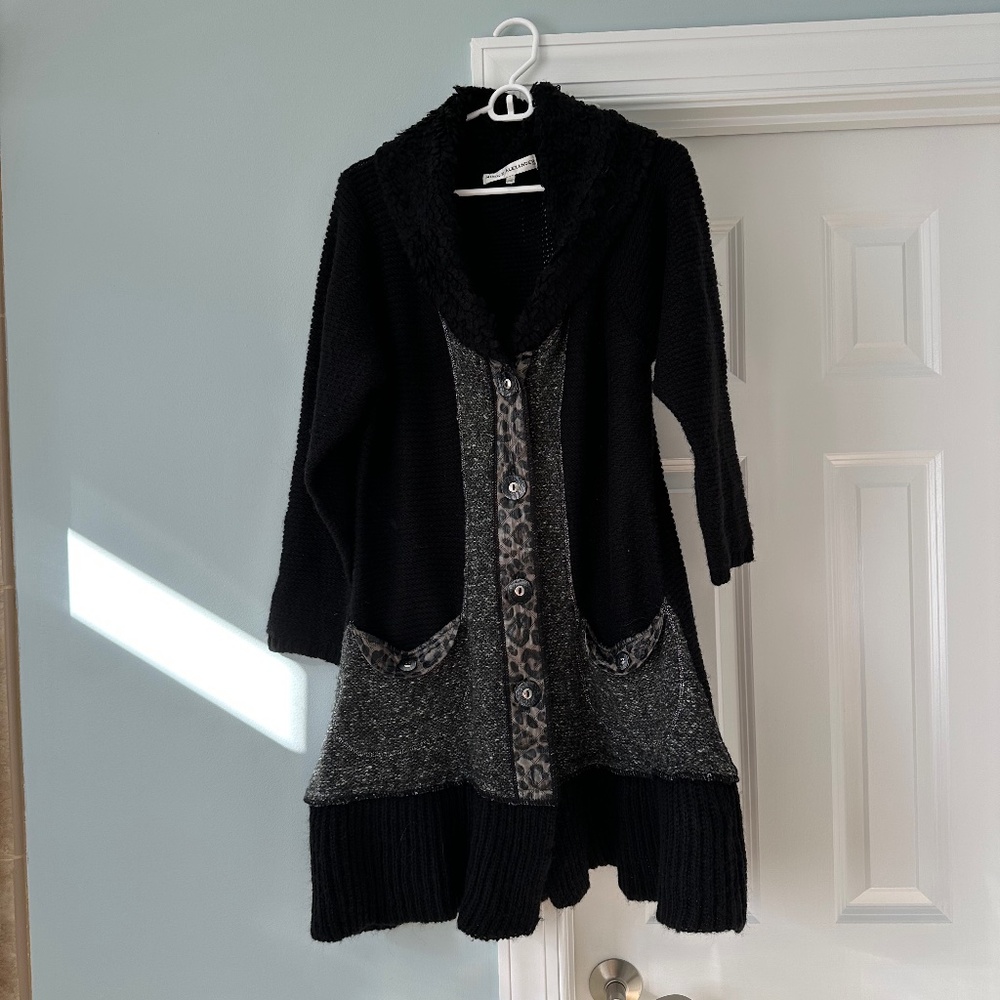 Nicole Alexander button up sweater